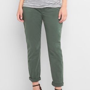 Gap Maternity Inset Panel Girlfriend Chinos Size 2